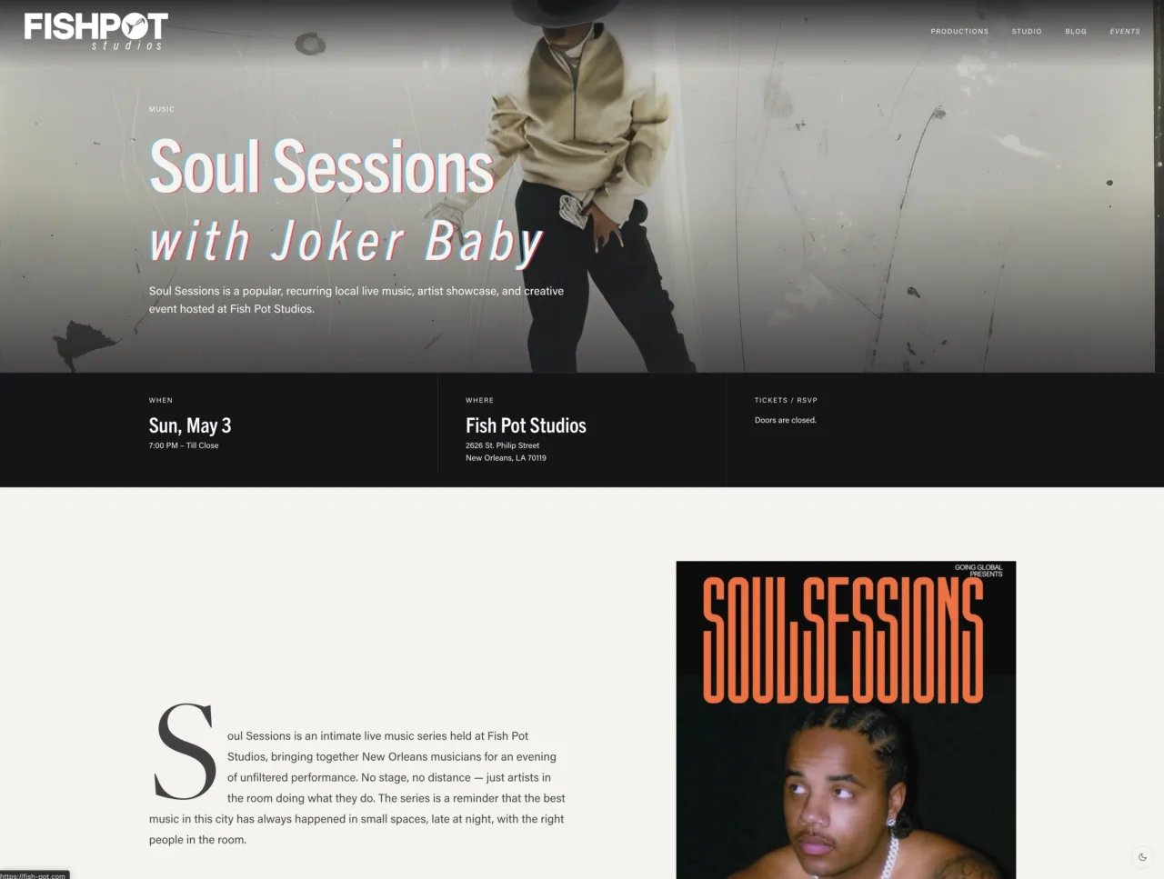 Fish Pot Studios Website, image 4 of 5
